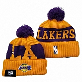 Los Angeles Lakers Team Logo Knit Hat YD (8),baseball caps,new era cap wholesale,wholesale hats